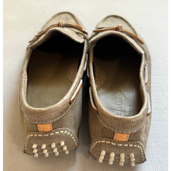 Cole Haan Tan Suede Loafers - Picture 3 of 7